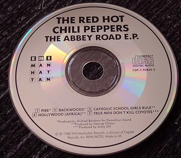 Red Hot Chili Peppers - The Abbey Road E.P. | EMI-Manhattan Records (CDP-7-90869-2) - 3 Red Hot Chili Peppers - The Abbey Road E.P. | EMI-Manhattan Records (CDP-7-90869-2) - 3