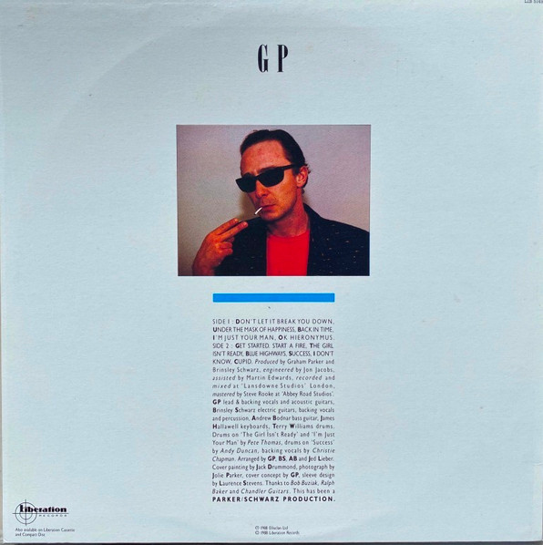 Graham Parker - The Mona Lisa's Sister | Liberation Records (LIB 5149) - 3