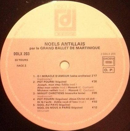 Grand Ballet De Martinique - An Nou Chanté Et Dansé Noel | Disques Déesse (DDLX203) - 4 Grand Ballet De Martinique - An Nou Chanté Et Dansé Noel | Disques Déesse (DDLX203) - 4