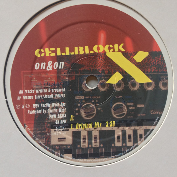 Cellblock X - On & On | Pacific West ApS (PWM 53313) - 2
