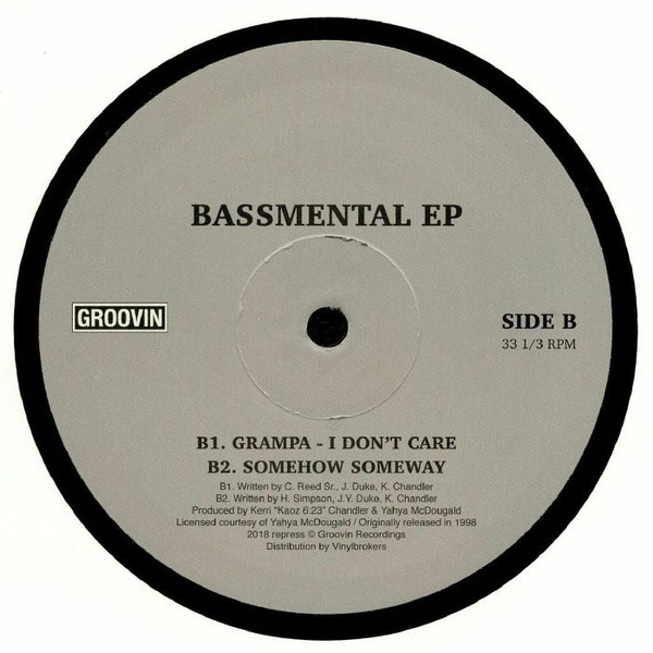 Various - Bassmental EP | Groovin Recordings (GR 1227) - 2 Various - Bassmental EP | Groovin Recordings (GR 1227) - 2