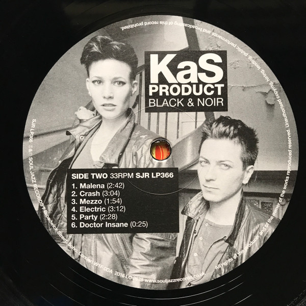 Kas Product - Black & Noir (Mutant Experimental Synth Punk From France 1980-83) | Soul Jazz Records (SJR LP366) - 2