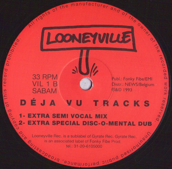 DJ Frederik - Deja Vu Tracks | Looneyville Records (VIL 001) - 2