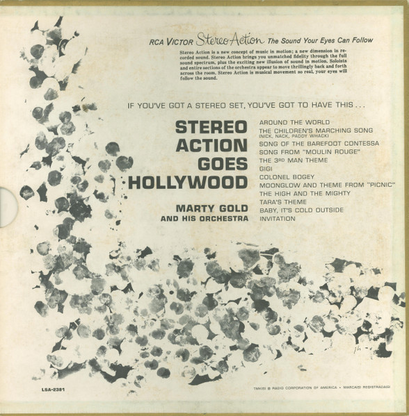 Marty Gold And His Orchestra - Stereo Action Goes Hollywood | RCA Victor (LSA-2381) - 2