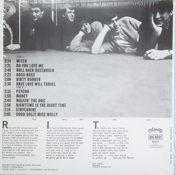 The Sonics - Here Are The Sonics!!! | Etiquette Records (HIQLP 065) - main