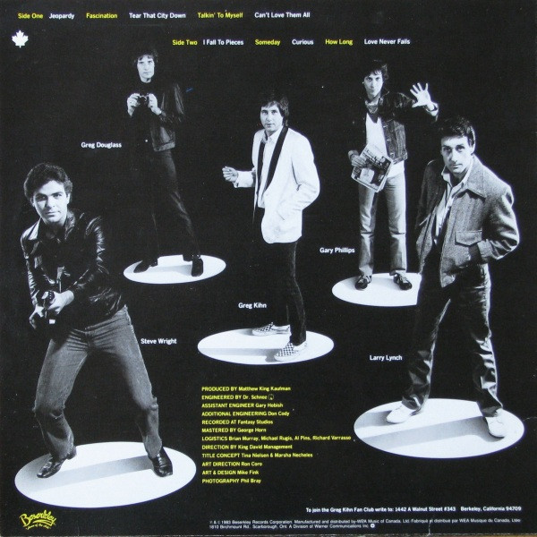 Greg Kihn Band - Kihnspiracy | Beserkley (96 02241) - 2 Greg Kihn Band - Kihnspiracy | Beserkley (96 02241) - 2