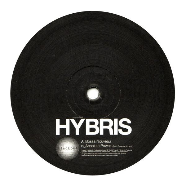 Hybris - Bossa Nouveau / Absolute Power | Blackout Music (bmusic005) - 4