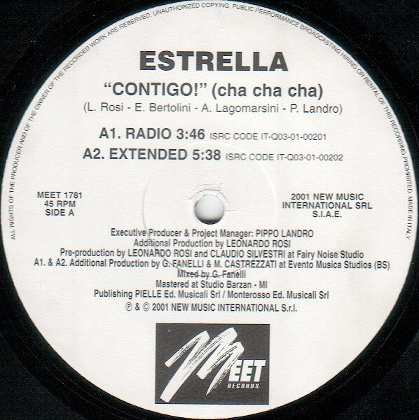 Estrella - Contigo! (Cha Cha Cha) | Meet Records (MEET 1781) - 2 Estrella - Contigo! (Cha Cha Cha) | Meet Records (MEET 1781) - 2