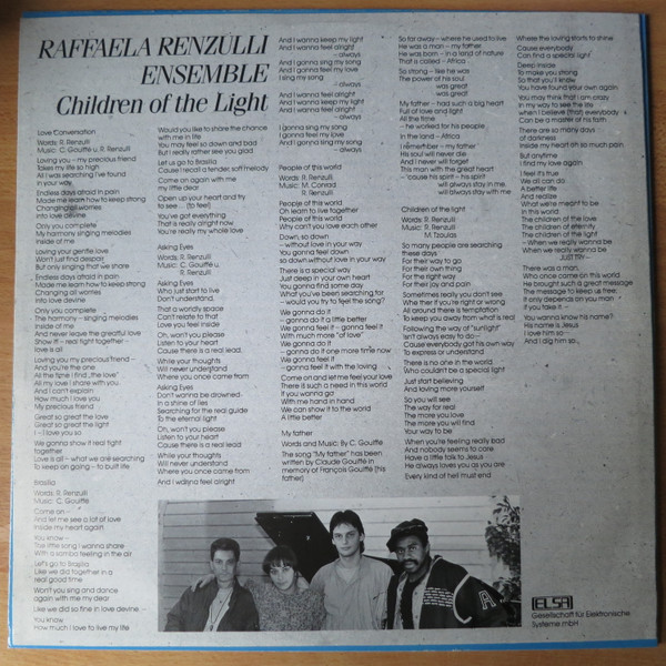 Raffaela Renzulli Ensemble - Children Of The Light | ELSA GmbH (none) - 4 Raffaela Renzulli Ensemble - Children Of The Light | ELSA GmbH (none) - 4