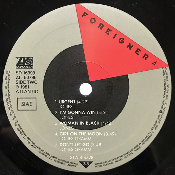 Foreigner - 4 | Atlantic (ATL 50 796) - 4