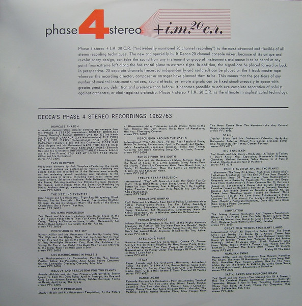 Johnny Keating's Kombo - Percussive Moods | Decca (PFS 34013) - 3