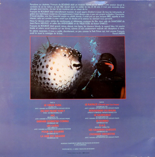 François De Roubaix - Les Plus Belles Musiques De Films Vol 1 | Barclay (900.502) - 2 François De Roubaix - Les Plus Belles Musiques De Films Vol 1 | Barclay (900.502) - 2