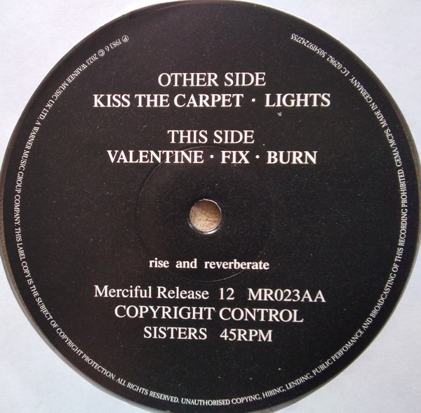 The Sisters Of Mercy - The Reptile House E.P. | Warner Music (505-4197242755) - 4