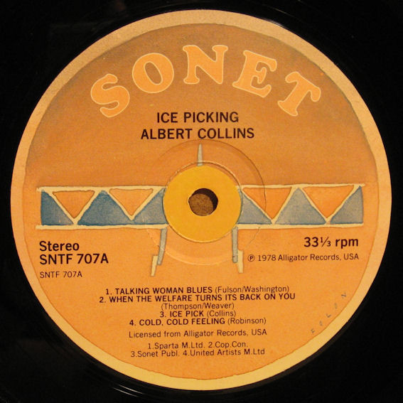 Albert Collins - Ice Pickin' | Sonet (SNTF 707) - 2 Albert Collins - Ice Pickin' | Sonet (SNTF 707) - 2