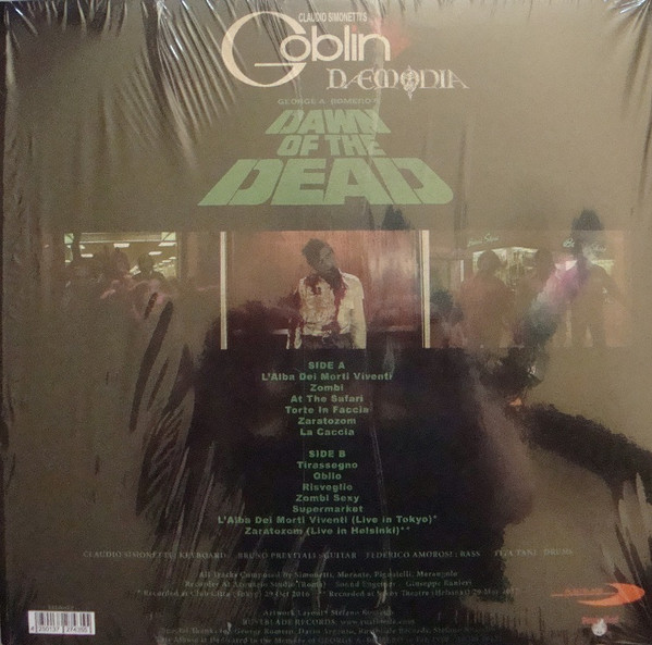 Claudio Simonetti's Goblin , Daemonia - George A. Romero's Dawn Of The Dead | Rustblade (RBL064LP) - 2