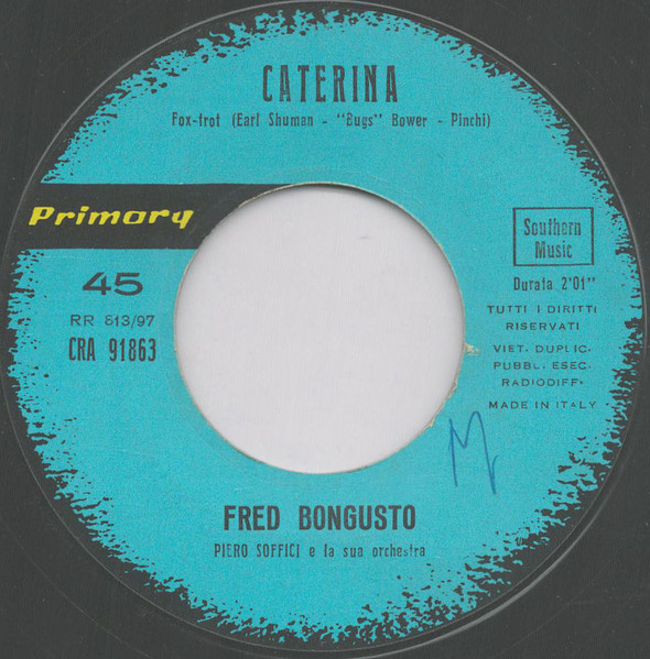 Fred Bongusto - Caterina / Frida | Primary (CRA 91863) - 3