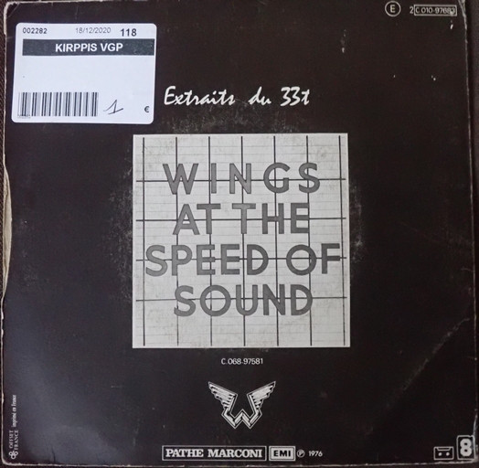 Wings - Silly Love Songs / Cook Of The House | Parlophone (2 C. 010-97683) - 2