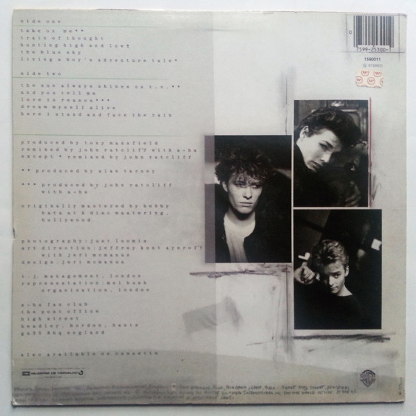 a-ha - Hunting High And Low | Warner Bros. Records (1590011) - 2