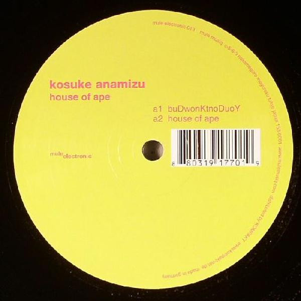 Kosuke Anamizu - House Of Ape | Mule Electronic (MULE 013) - main