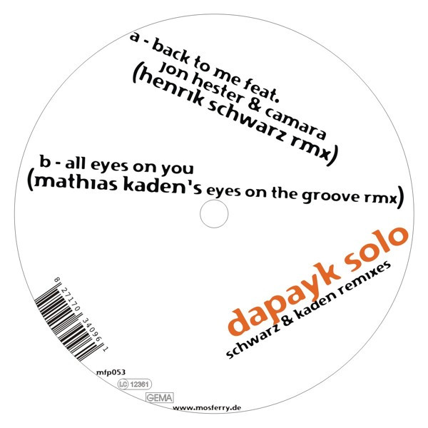 Dapayk Solo - Schwarz & Kaden Remixes | Mo's Ferry Prod. (mfp053) - 3