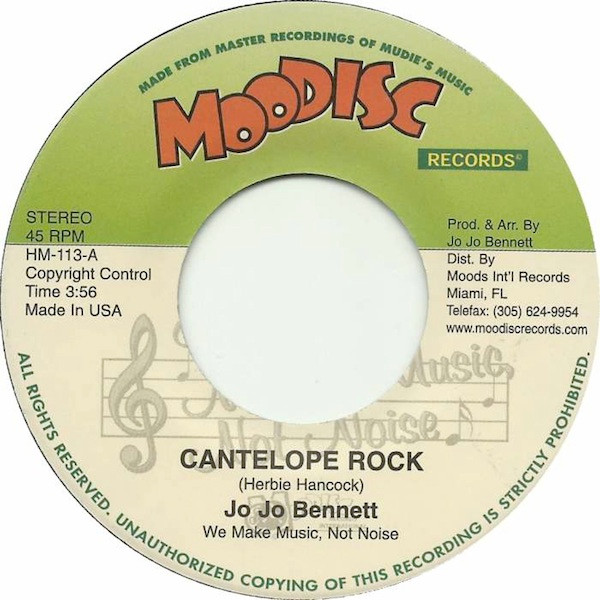 Jo Jo Bennett - Cantelope Rock | Moodisc Records (HM-113)