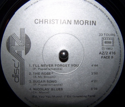 Christian Morin - Christian Morin | Disc'Az (AZ/2 416) - 4