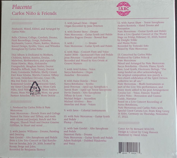 Carlos Niño & Friends - Placenta | International Anthem Recording Company (IARC 0080) - 2 Carlos Niño & Friends - Placenta | International Anthem Recording Company (IARC 0080) - 2
