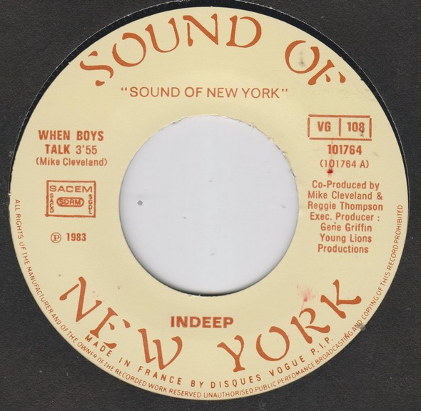 Indeep - When Boys Talk | Vogue (101764) - 3 Indeep - When Boys Talk | Vogue (101764) - 3