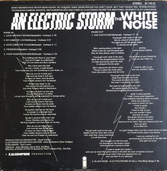 White Noise - An Electric Storm | Island Records (87 715 IT) - 2