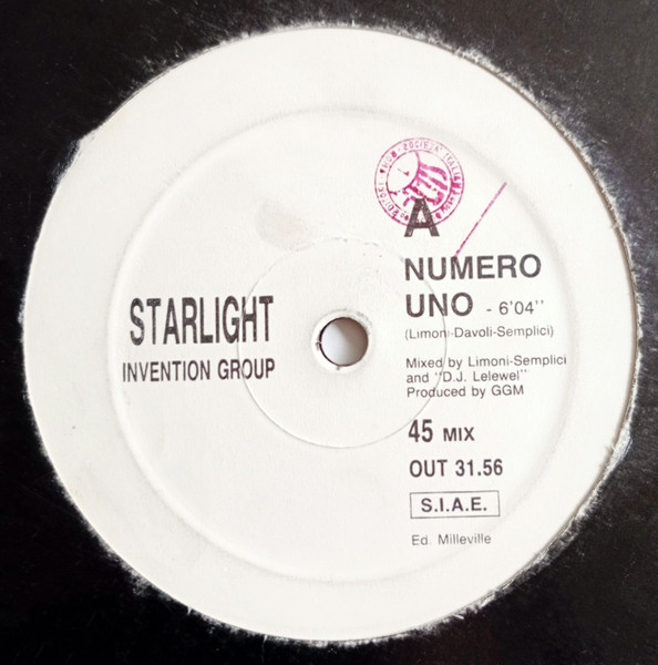 Starlight - Numero Uno | Out (OUT 31.56) - main