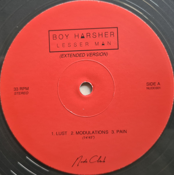 Boy Harsher - Lesser Man EP (Extended Version) | Nude Club Records (NUDE001) - 3
