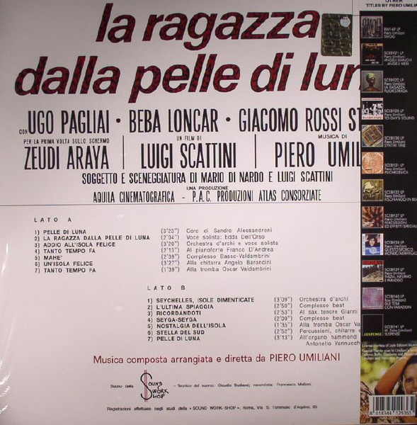 Piero Umiliani - La Ragazza Dalla Pelle Di Luna | Schema (SCEB 936 LP) - 3 Piero Umiliani - La Ragazza Dalla Pelle Di Luna | Schema (SCEB 936 LP) - 3
