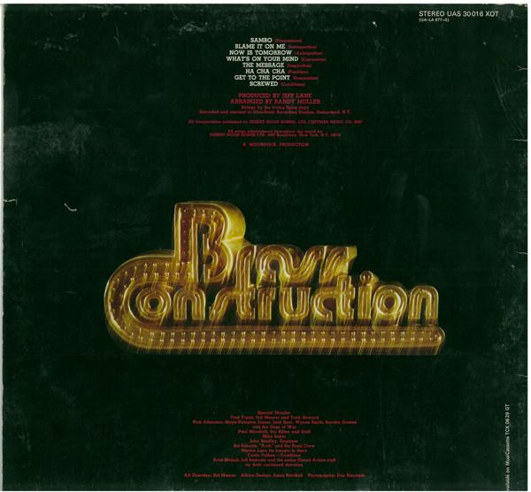 Brass Construction - Brass Construction II | United Artists Records (UAS 30 016 XOT) - 2 Brass Construction - Brass Construction II | United Artists Records (UAS 30 016 XOT) - 2