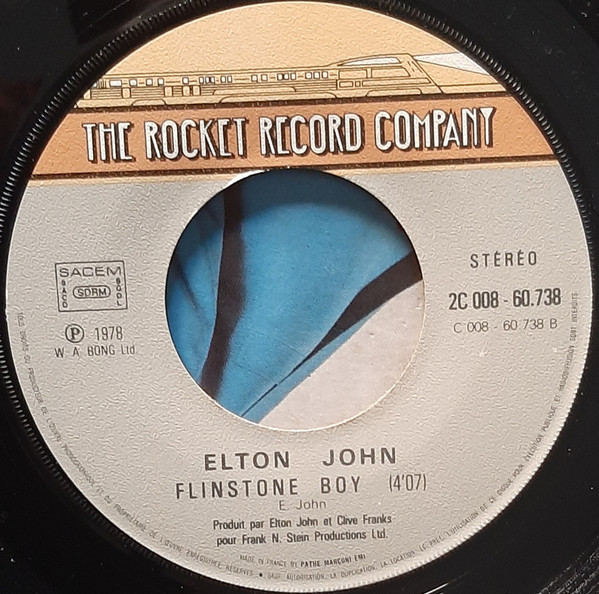 Elton John - Ego | The Rocket Record Company (2C 008 - 60.738) - 4