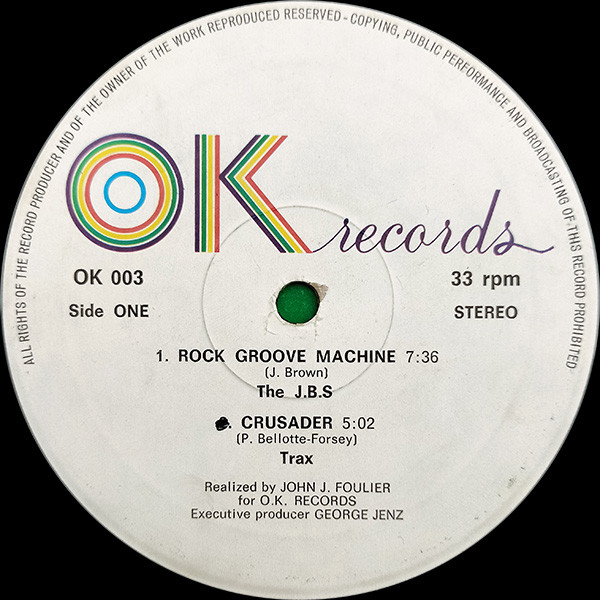 Various - Rock Groove Machine / Crusader / J'Ouvert / B.Y.O.F. | OK Records (OK 003) - main Various - Rock Groove Machine / Crusader / J'Ouvert / B.Y.O.F. | OK Records (OK 003) - main