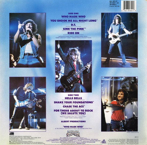 AC/DC - Who Made Who | Atlantic (WX 57) - 2