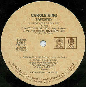 Carole King - Tapestry | Ode Records (PE 34946) - 4 Carole King - Tapestry | Ode Records (PE 34946) - 4