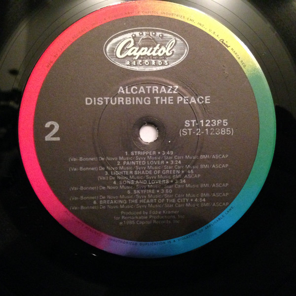 Alcatrazz - Disturbing The Peace [Vinyl] | Capitol Records (ST-12385) - 4