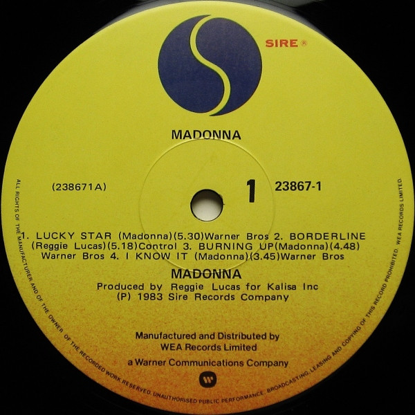 Madonna - Madonna | Sire (23867-1) - 2