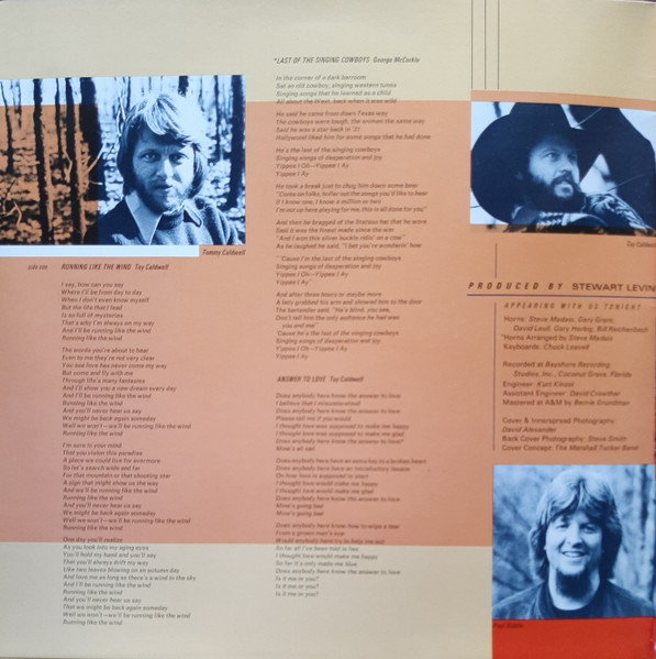 The Marshall Tucker Band - Running Like The Wind | Warner Bros. Records (WB 56 621) - 2 The Marshall Tucker Band - Running Like The Wind | Warner Bros. Records (WB 56 621) - 2