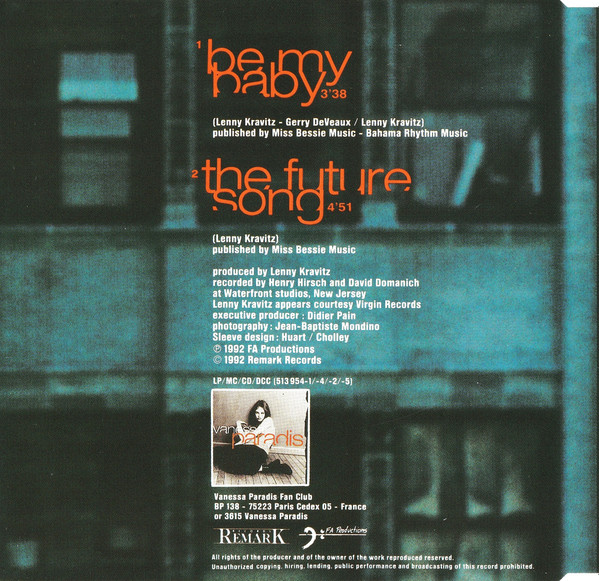 Vanessa Paradis - Be My Baby | Remark Records (863 398-2) - 4