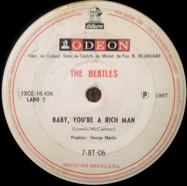 The Beatles - All You Need Is Love | Odeon (7-BT-06)