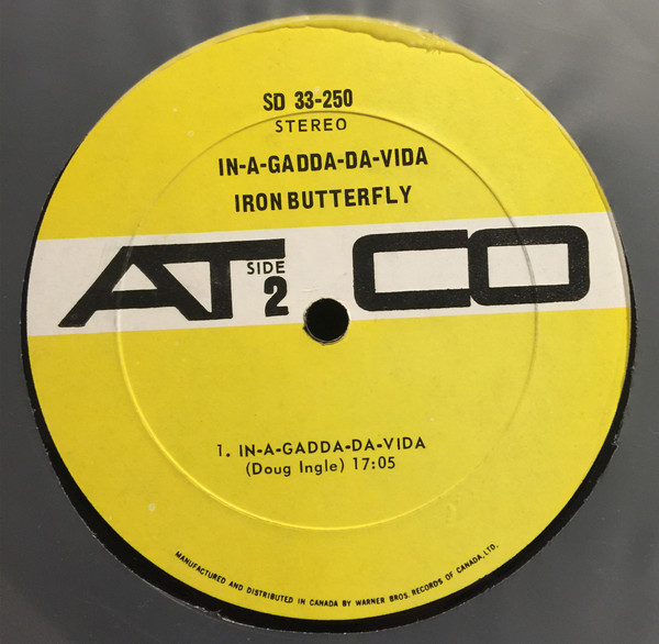 Iron Butterfly - In-A-Gadda-Da-Vida | ATCO Records (SD 33-250) - 4