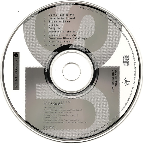 Peter Gabriel - Us | Real World Records (PGCD 7) - 3