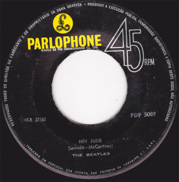 The Beatles - Hey Jude | Parlophone (PDP 5089) - main