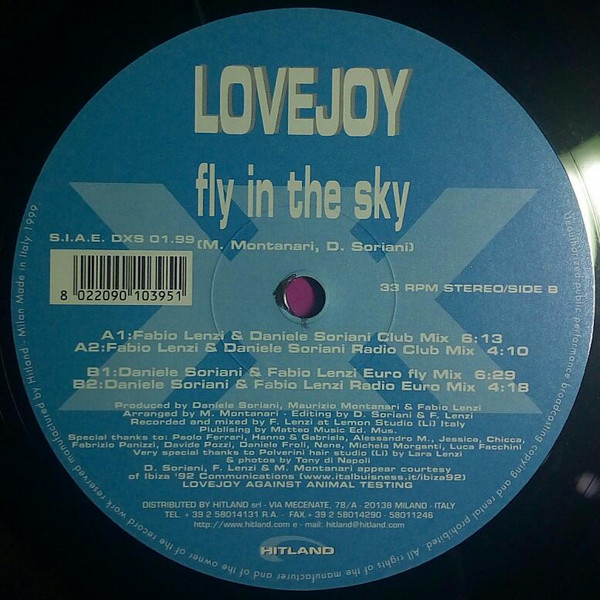 Lovejoy - Fly In The Sky | Dance Excess (DXS 01.99) - 2 Lovejoy - Fly In The Sky | Dance Excess (DXS 01.99) - 2