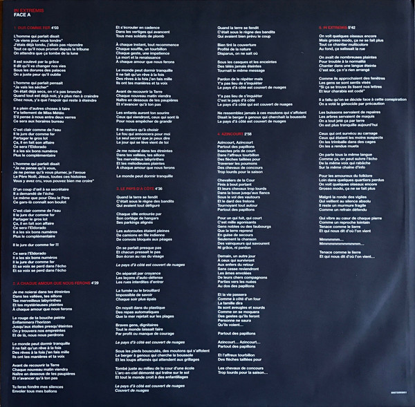 Francis Cabrel - In Extremis | Sony Music (88875085651) - 4 Francis Cabrel - In Extremis | Sony Music (88875085651) - 4