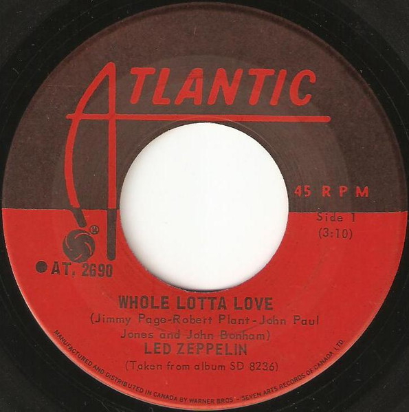 Led Zeppelin - Whole Lotta Love (7") [Vinyl] | Atlantic (AT. 2690) - 3