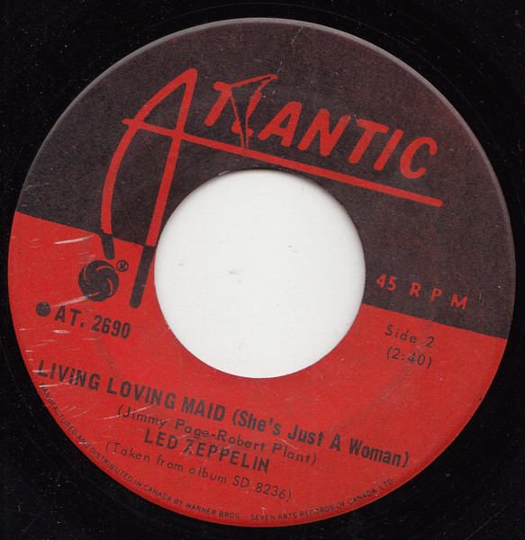 Led Zeppelin - Whole Lotta Love (7") [Vinyl] | Atlantic (AT. 2690) - 4