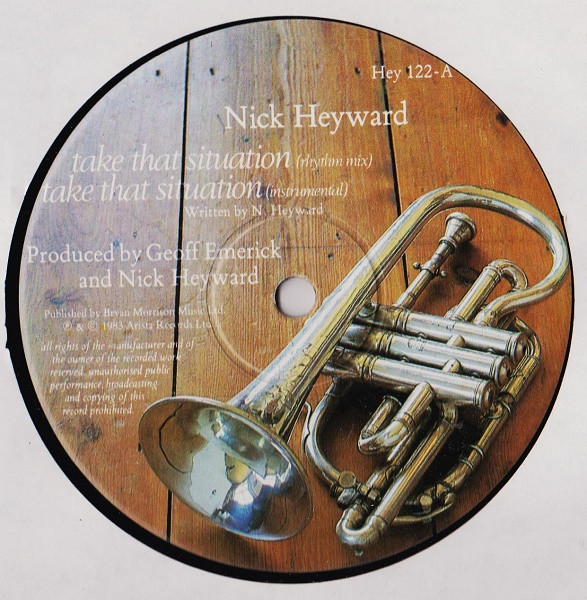 Nick Heyward - Take That Situation | Arista (Hey 122) - 3
